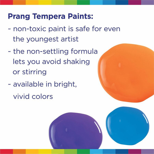 Prang Liquid Tempera Paint - 16 oz - 1 Each - White (DIX21609)