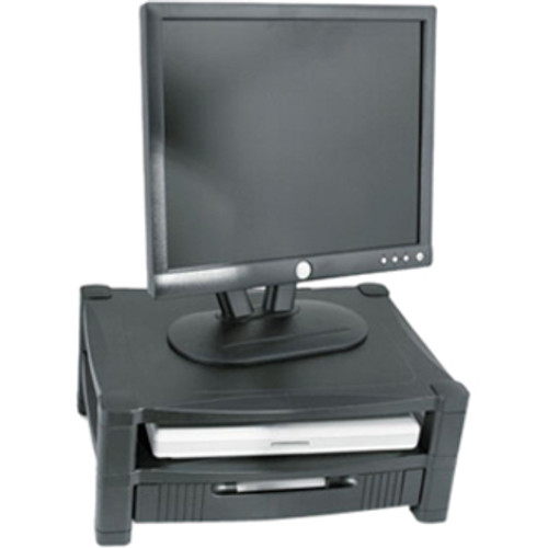Kantek 2-Level Monitor Stand with Drawer - CRT Display Type Supported - 3.5" Height x 13.3" Width - (KTKMS480)