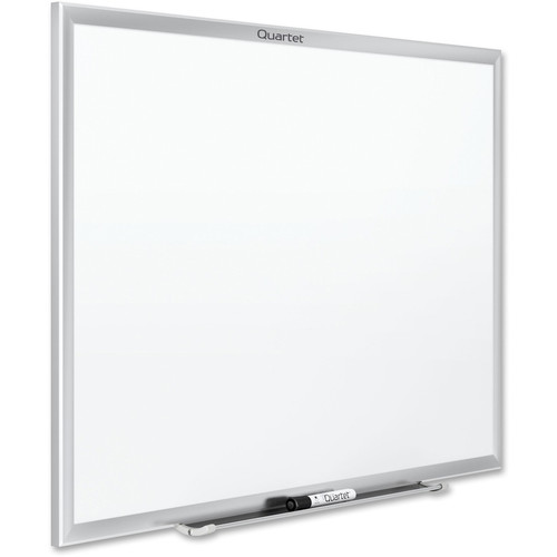 Quartet Classic Whiteboard - 72" (6 ft) Width x 48" (4 ft) Height - White Melamine Surface - Silver (QRTS537)
