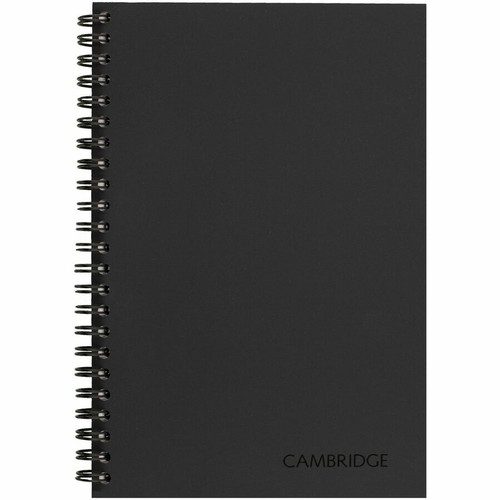 Cambridge Limited Business Notebooks - 80 Sheets - Wire Bound - College Ruled - 0.28" Ruled - 20 lb (MEA06074)