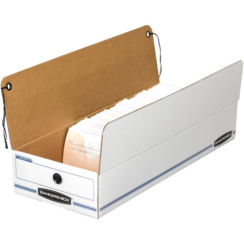 Bankers Box Liberty Check and Form Boxes - Internal Dimensions: 9" Width x 23" Depth x 4" Height - (FEL00002)