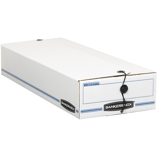 Bankers Box Liberty Check and Form Boxes - Internal Dimensions: 9" Width x 23.25" Depth x 5.75" - x (FEL00006)