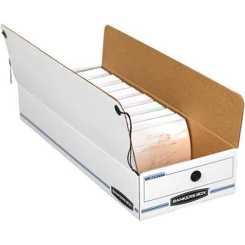 Bankers Box Liberty Check and Form Boxes - Internal Dimensions: 9.50" Width x 23.25" Depth x 4.25" (FEL00007)