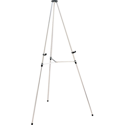Quartet Lightweight Telescoping Display Easel - 25 lb Load Capacity - 66" Height - Aluminum, Steel, (QRT50E)