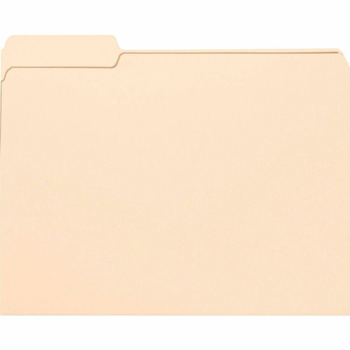 Nature Saver 1/3 Tab Cut Letter Recycled Top Tab File Folder - 8 1/2" x 11" - 3/4" Expansion - Top (NAT00836)