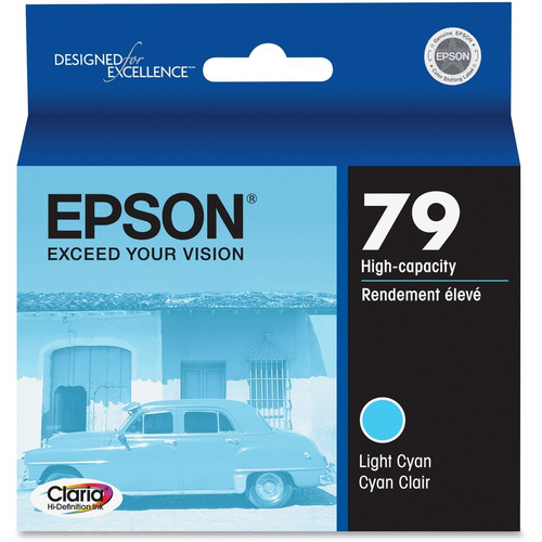 Epson 79 Original Ink Cartridge - Inkjet - Light Cyan - 1 Each (EPST079520)
