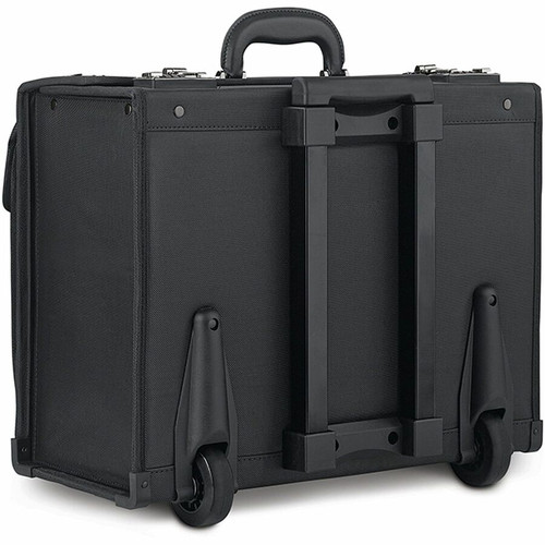 Solo Carrying Case (Roller) for 16" Notebook - Black - Polyvinyl, Polyester Body - Handle - 13.8" x (USLPV784)
