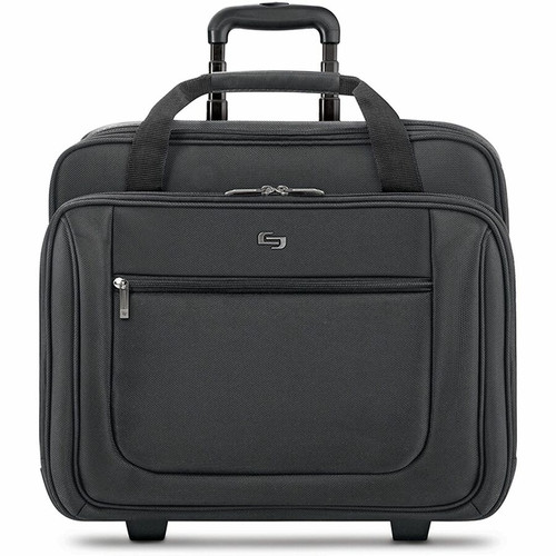 Solo Classic Carrying Case (Portfolio) for 17.3" Notebook - Black - Polyester Body - Handle - 14" x (USLPT1364)