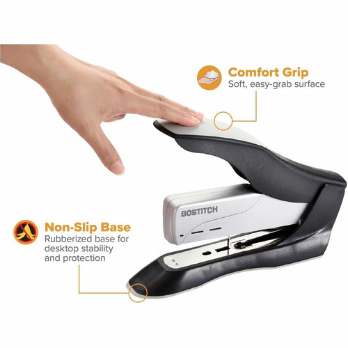 Bostitch Spring-Powered Antimicrobial Heavy Duty Stapler - 100 Sheets Capacity - 210 Staple - Full (ACI1300)