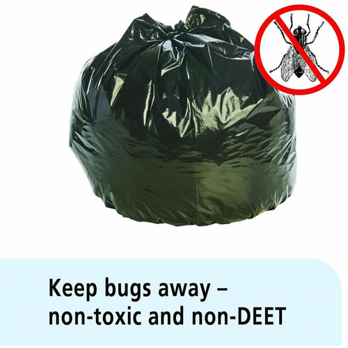 Stout Insect Repellent Trash Bags - 45 gal Capacity - 33" Width x 45" Length - 2 mil (51 Micron) - (STOP4045K20)