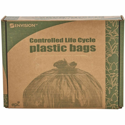 Stout Controlled Life-Cycle Plastic Trash Bags - 39 gal Capacity - 33" Width x 44" Length - 1.10 - (STOG3344B11)