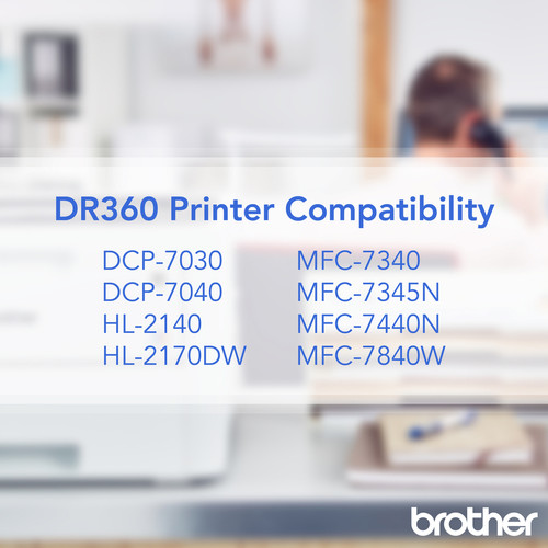 Brother DR360 Replacement Drum - Laser Print Technology - 12000 - 1 Each (BRTDR360)