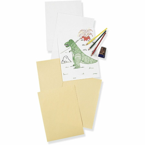 Pacon Drawing Paper - 500 Sheets - Plain - 9" x 12" - White Paper - Mediumweight - Recycled - 500 / (PAC4709)