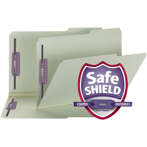 Smead 2/5 Tab Cut Legal Recycled Fastener Folder - 8 1/2" x 14" - 2" Expansion - 2 x 2S Fastener(s) (SMD19920)