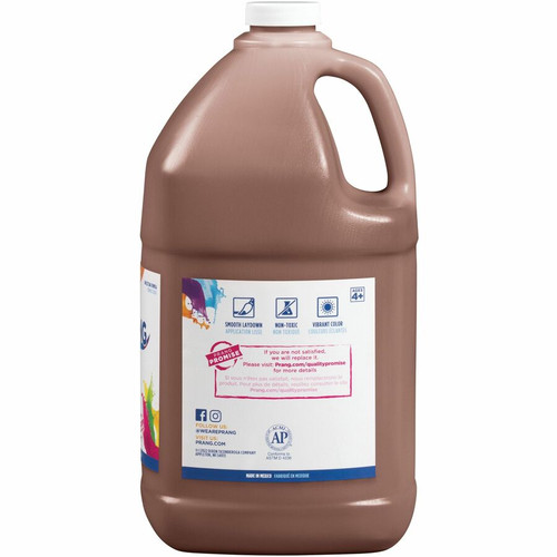 Prang Liquid Tempera Paint - 1 gal - 1 Each - Brown (DIX22807)