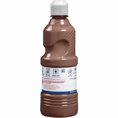 Prang Liquid Tempera Paint - 16 fl oz - 1 Each - Brown (DIX21607)