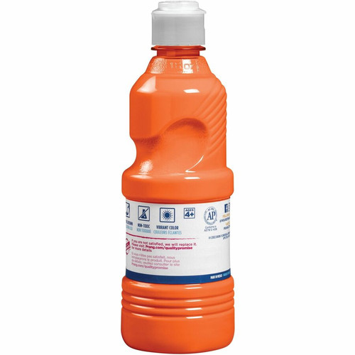 Prang Liquid Tempera Paint - 16 fl oz - 1 Each - Orange (DIX21602)