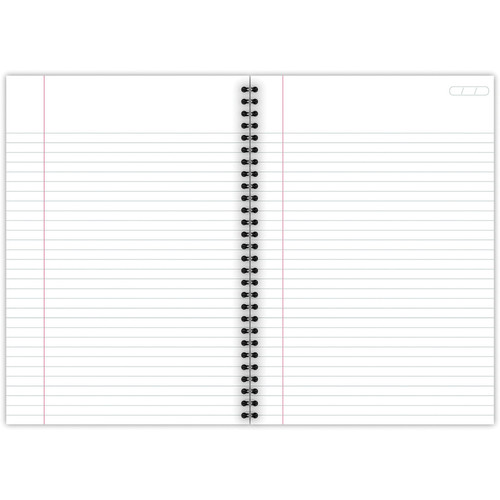 Mead Legal Business Notebook - 80 Sheets - Wire Bound - 0.28" Ruled - 20 lb Basis Weight - 6" x 9 - (MEA06672)