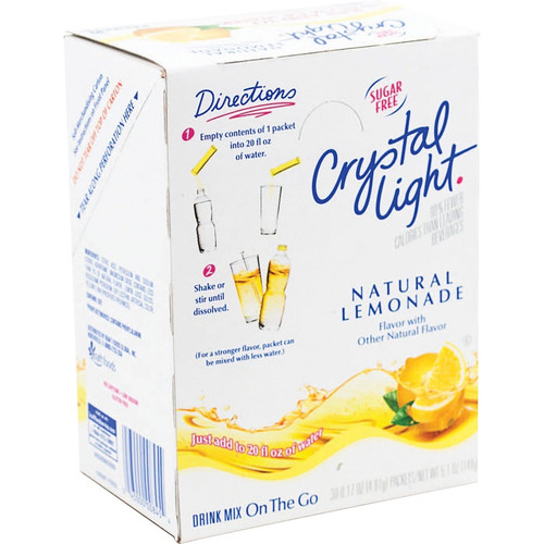 Crystal Light Crystal Light On-The-Go Mix Lemonade Sticks - Powder - 0.17 oz - 30 / Box (KRF79660)