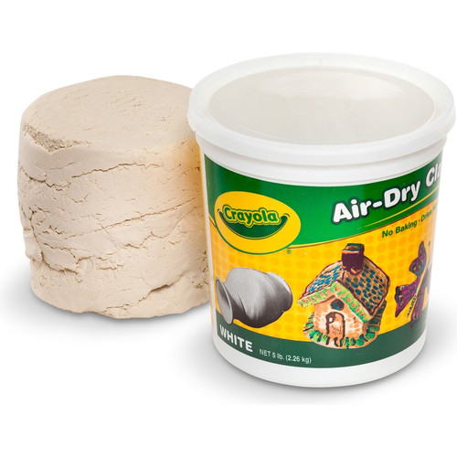 Crayola Air-Dry Clay - Art Classes - 1 Each - White (CYO575055)