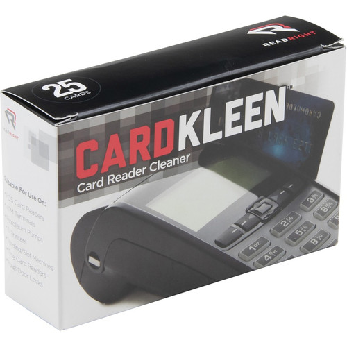 Read Right CardKleen - For Magnetic Card Reader - Non-abrasive - 25 / Box (REARR1222)