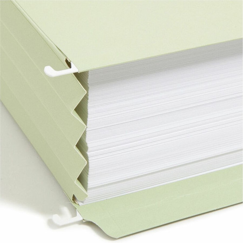 Smead FasTab 1/3 Tab Cut Legal Recycled Hanging Folder - 8 1/2" x 14" - 3 1/2" Expansion - Top Tab (SMD64322)