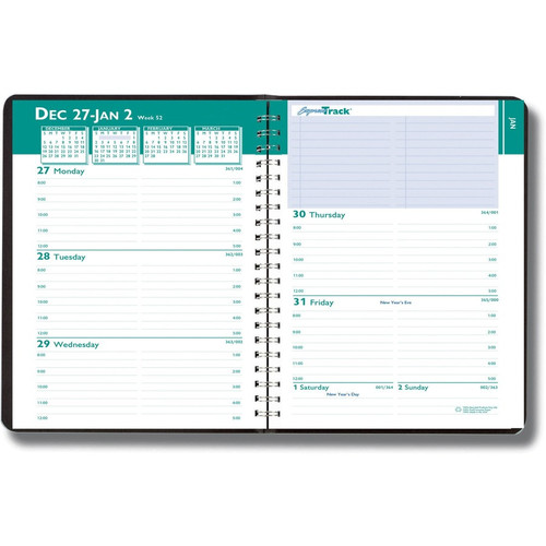 House of Doolittle Express Track Small Weekly/Monthly Calendar Planner - Julian Dates - Weekly, - - (HOD29402)