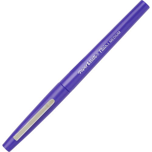 Paper Mate Flair Point Guard Felt Tip Marker Pens - Medium Pen Point - Purple Water Based Ink - - 1 (PAP8450152)