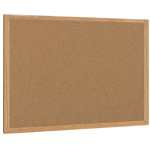MasterVision Recycled Cork Bulletin Boards - 36" Height x 48" Width - Cork Surface - Self-healing - (BVCSB0720001233)