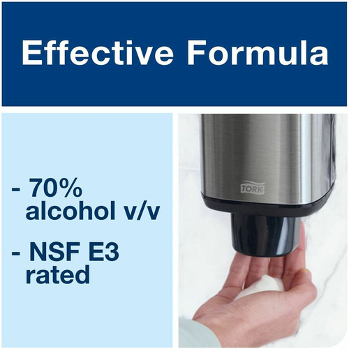 TORK Sanitizing Foam Refill - Tork Alcohol Foam Hand Sanitizer S4, Helps Kill Common Germs, 6 x 1L, (TRK400217)