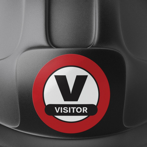 Avery Printable Hard Hat/Helmet Vinyl Stickers - Round Shape - Full-Bleed Design - Printable, (AVE61536)