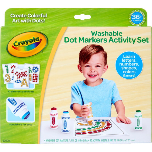Crayola Washable Dot Marker Activity Set - Multi - 1 Kit (CYO811494)