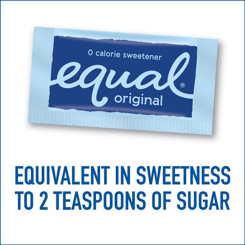 Equal Zero Calorie Original Sweetener Packets - 0.035 oz (1 g) - Artificial Sweetener - 500/Box (MRINUT20015448)