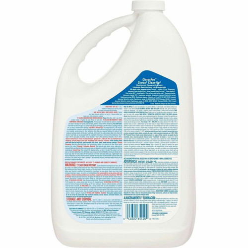 CloroxPro Clean-Up Disinfectant Cleaner with Bleach Refill - Liquid - 128 fl oz (4 quart) - (CLO35420CT)