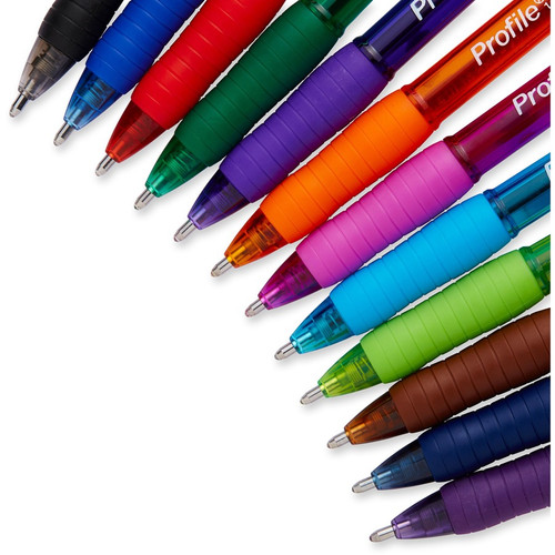 Paper Mate Profile Ballpoint Pen - Bold Pen Point - 1.4 mm Pen Point Size - Refillable - - Black, - (PAP1788863)