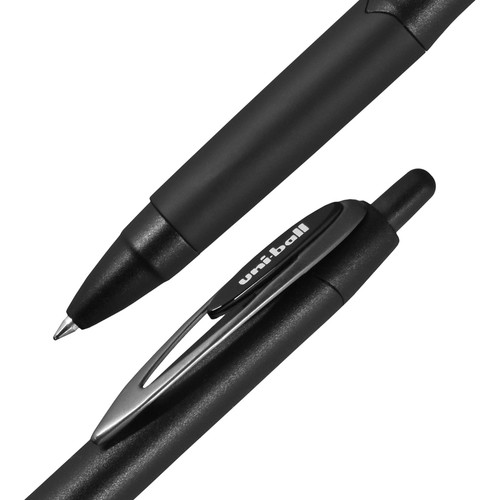 uniball 207 Plus+ Gel Pen - Medium Pen Point - 0.7 mm Pen Point Size - Retractable - Ink Ink (UBC70458)