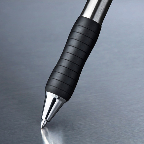 Paper Mate Profile Retractable Ballpoint Pens - 1 mm Pen Point Size - Retractable - Gray - Assorted (PAP2130508)