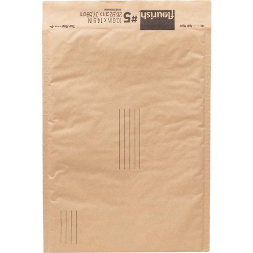 Duck Brand Flourish Honeycomb Recyclable Mailers - Mailing/Shipping - 14 4/5" Length - Flap - 1 - (DUC287433)