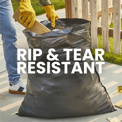 Glad ForceFlexPlus Drawstring Large Trash Bags - Large Size - 30 gal Capacity - 30" Width x 32.01" (CLO78997)