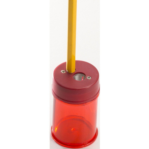 Officemate Double Barrel Pencil/Crayon Sharpener - 2 Hole(s) - 2.1" Height x 1.4" Width x 1.4" - - (OIC30240BX)
