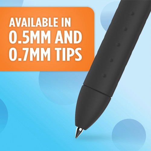 Paper Mate InkJoy Gel Pens - Medium Pen Point - Black Gel-based Ink - 1 Dozen (PAP2022985)