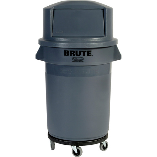 Rubbermaid Commercial Brute Easy Twist Round Dollies - 350 lb Capacity - 5 Casters - Structural - x (RCP264000BKCT)