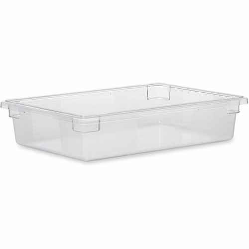 Rubbermaid Commercial 8.5-Gallon Food/Tote Boxes - Transporting, Storing - Dishwasher Safe - Clear (RCP3308CLECT)