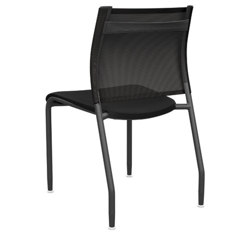 Wit Mesh Side Chair - Onyx, Armless (MOSARMLESSWITONYX) Wit Mesh Side Chair - Onyx, Armless (MOSARMLESSWITONYX)