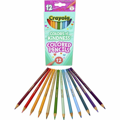 Crayola Colors of Kindness Pencils - Assorted Lead - 12 / Pack (CYO682114)