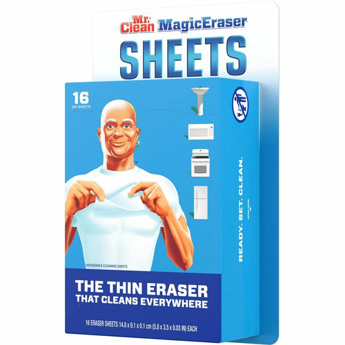Mr. Clean Mr. Clean Magic Eraser Sheets - 16/Pack - White (PGC02562)