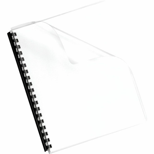 Fellowes Crystals Clear Oversize PVC Covers - 11.3" Height x 8.8" Width x 0" Depth - 8 3/4" x 11 - (FEL52309)