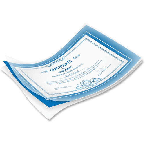 Fellowes Letter-Size Glossy Laminating Pouches - Sheet Size Supported: Letter - Laminating Size: 9" (FEL52041)