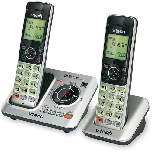 VTech CS6629-2 DECT 6.0 1.90 GHz Cordless Phone - Cordless - 1 x Phone Line - 2 x Handset - - - Aid (VTECS66292)