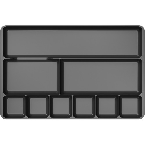Deflecto Sustainable Office Drawer Organizer - 9 Compartment(s) - 1.1" Height x 14" Width x 9.1" - (DEF38104)